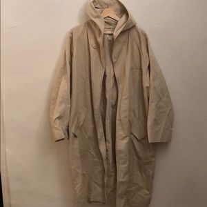 Gap hooded cotton trench